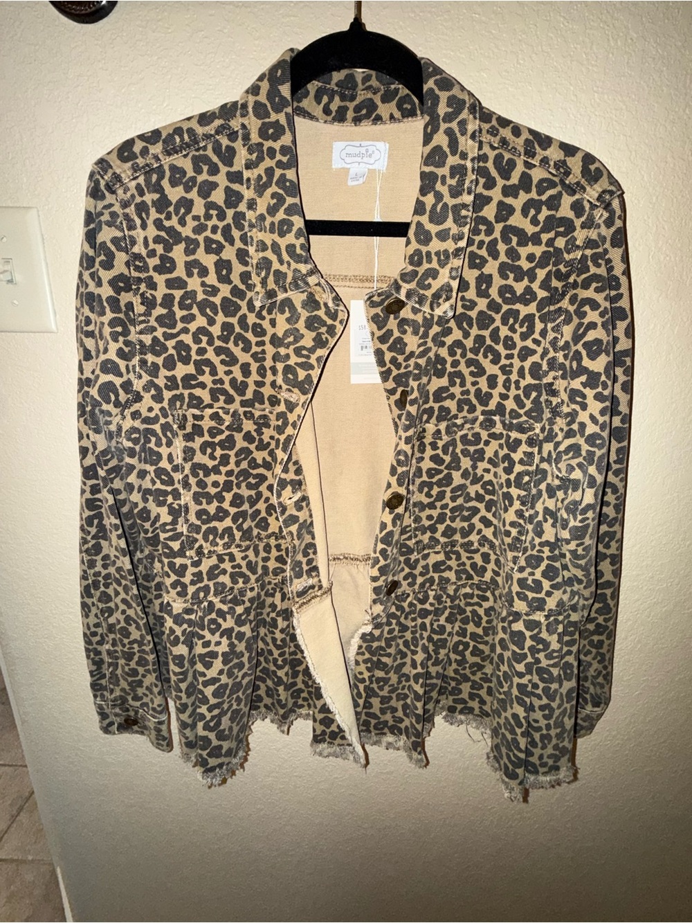 Mudpie NWT leopard jacket